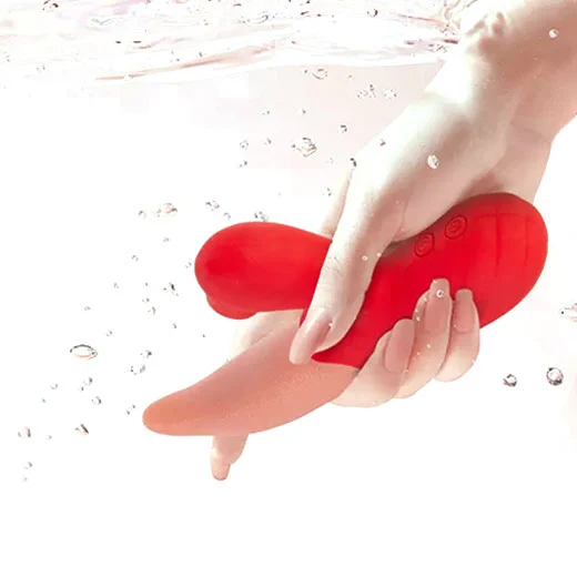 Rechargeable Silicone Tongue Multi Vibrator Clitoris Sucker