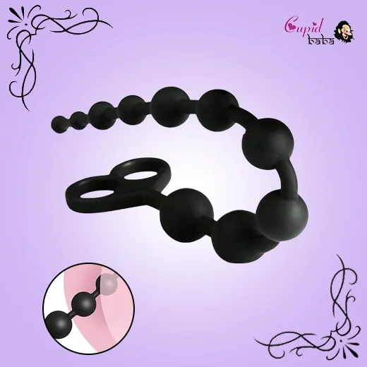 10-Beads Long G-spot Anal Butt-Plug
