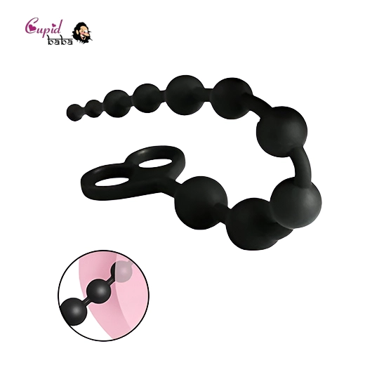 10-Beads Long G-spot Anal Butt-Plug