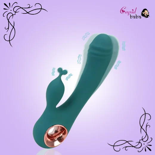10 Frequency Dildo Rabbit Vibrator G Spot Clitoris Stimulation Vaginal Anal Massager