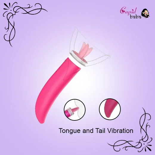 10 Frequency Tongue Licking USB Megnet Charging