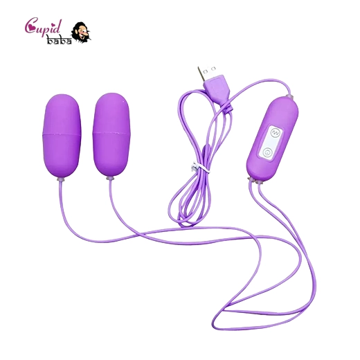 10 Frequency USB Double Egg Vibrator