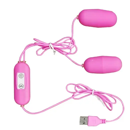 10 Frequency USB Double Egg Vibrator