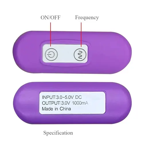 10 Frequency USB Double Egg Vibrator