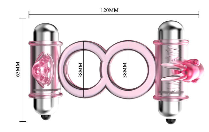 Double Vibrating Cock Ring