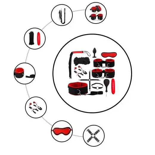 12 PCS BDSM Couple Kit