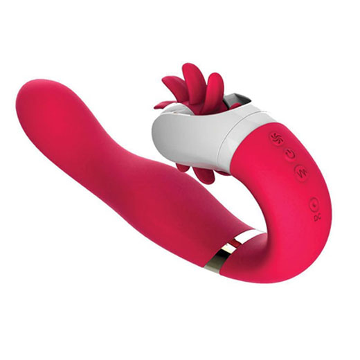 12 Speed Rotation Oral Sex Tongue Licking Toy G Spot Vibrators