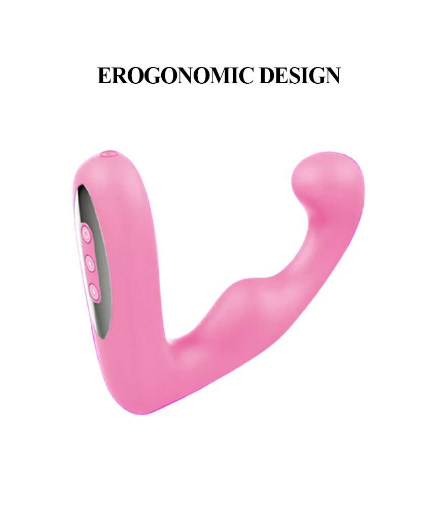 12 Speeds Prostate Massager USB Recharge & Remote Control