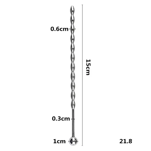 150mm Stainless Steel Male Urethral Penis Plug Dilator