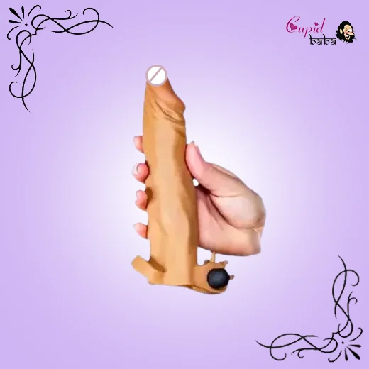 2 Extra Inches Vibrating Penis Sleeve