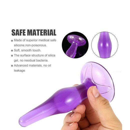 Silicone Big Ass Plug Beads with Strong Suction Cup