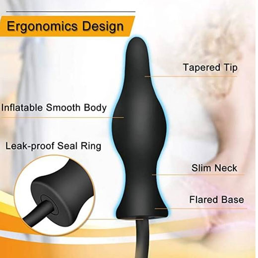 Expand Inflatable Anal Plug