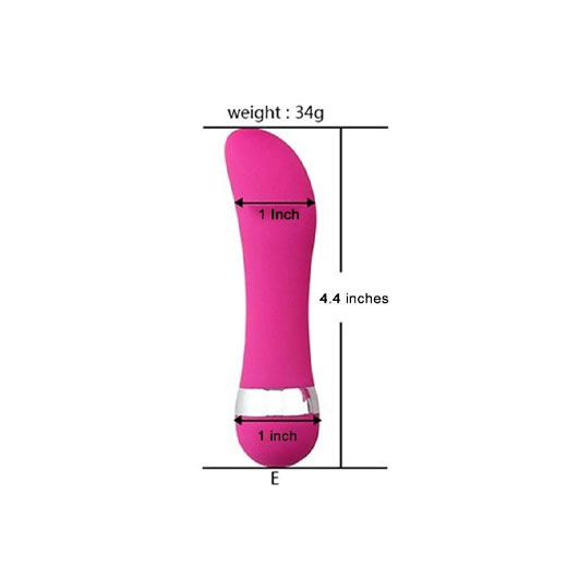 Dolphin Shape Mini Pink Vibrator Massager