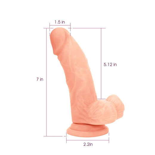 Realistic Penis dildo with Suction Base