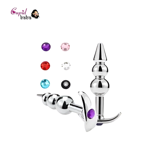 3 Beads Stainless Steel Anal plug