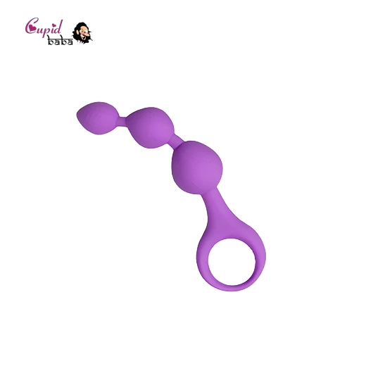 3 Level Anal Beads Silicone Anal Bead Pearl Butt Plug Sex Toy