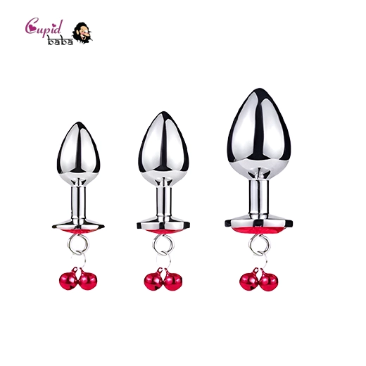 3 Pcs Luxury Round Shaped Anal Butt Plug With Clamps