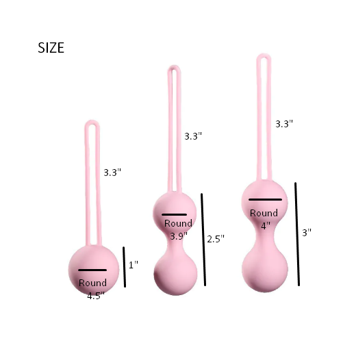 3 Piece Set Exercise Kegel Balls