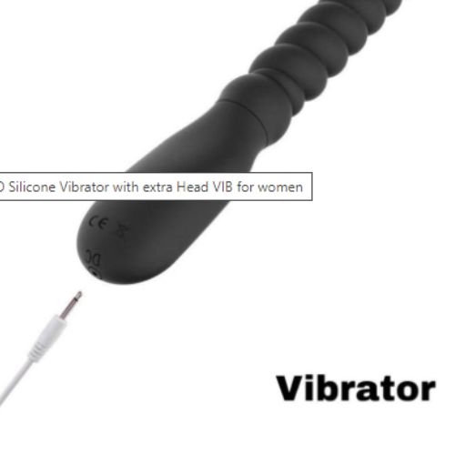 Silicone Vibrator With Extra Head VIB For Women