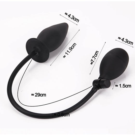 Inflatable Silicone Anal Plug