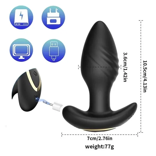 360° Rotating Remote Control Prostate Massager