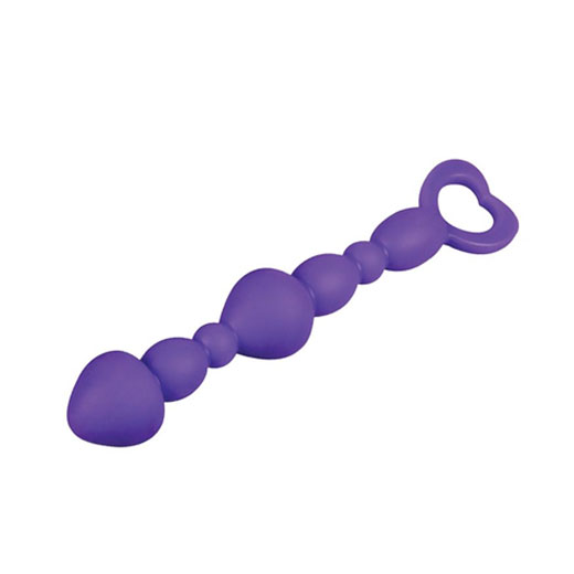 Silicone Long Anal Beads Plug