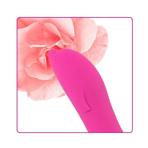 Pink Dolphin Mini Vibrator Massager