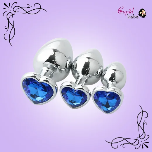 3Pcs Heart Shaped Anal Training Kit