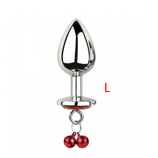 3 Pcs Luxury Round Shaped Anal Butt Plug With Clamps