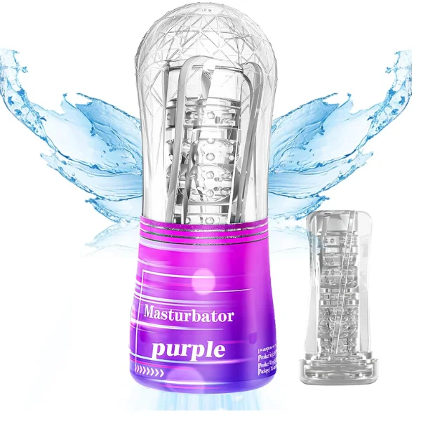 Hands Free 3D Realistic Textured Sleeve Male Masturbator For Men