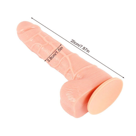 Realistic Rotating Dildo with Suction Cup