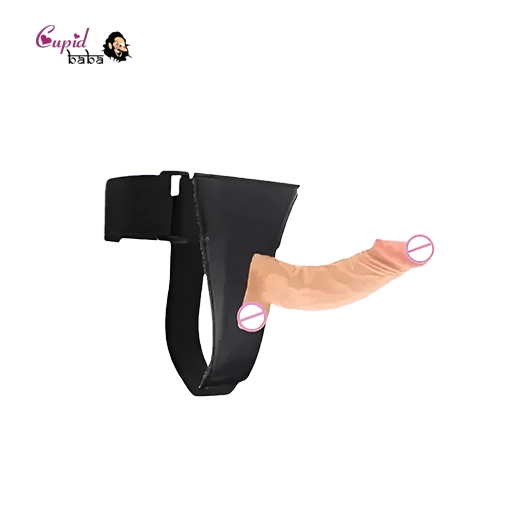 5 Inch Curved Real Feel Dildo With Belt