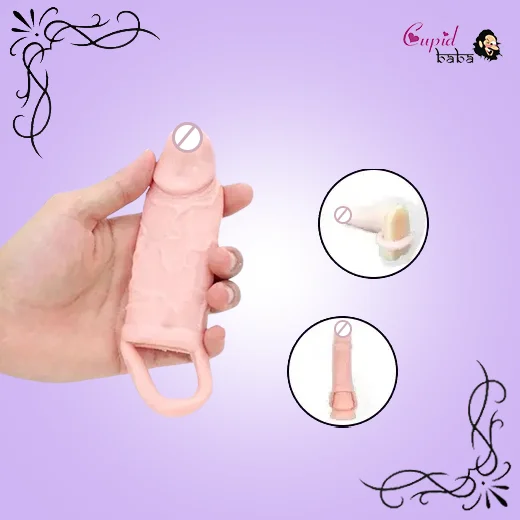 5 Inch Penis Extender Sleeve With Ring