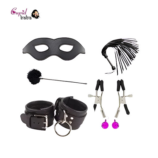 5 Piece Leather Bondage Kit