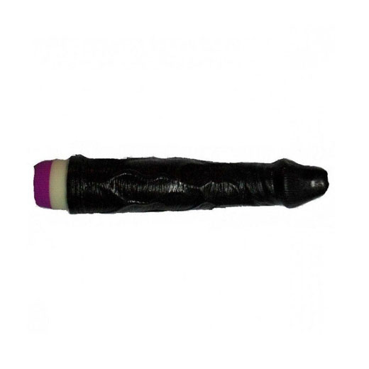 African Black Vibrating 7 Inch Stud Dildo