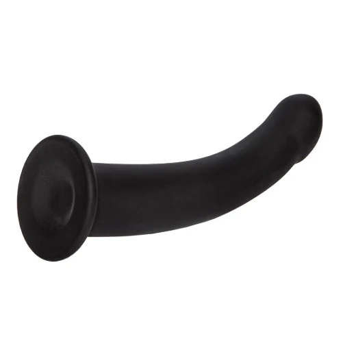 6 Inch Curved Flexible Smooth Silicone Anal Dildo for Men and Women