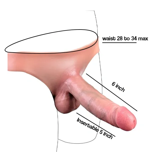 6 Inch Underwear Dildo