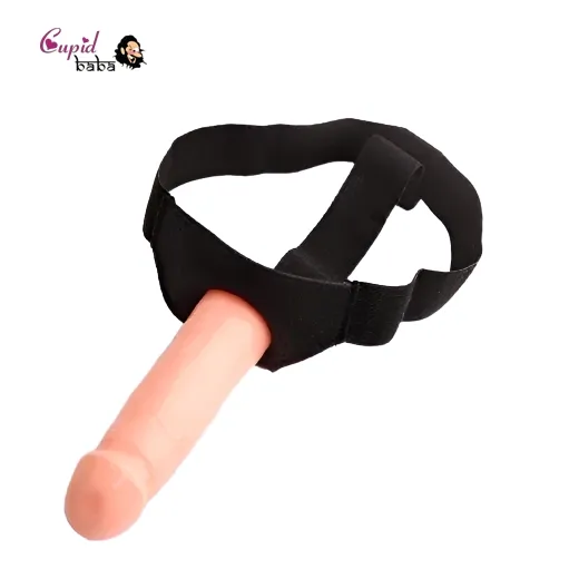 6 Inch Smooth Large Hollow Dildo With Belt