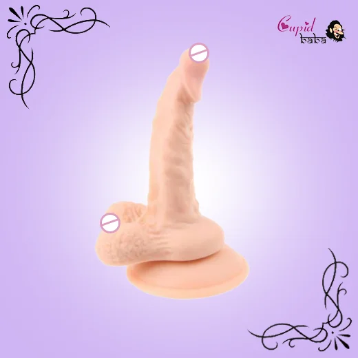 6.1 Inch Strong Suction With Balls Dildo