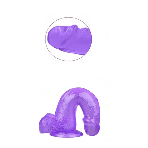 6.5 Blue Strong Suction With Balls Strap on Dildo