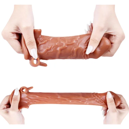 6.5 Inch Vibrating Penis Sleeve For Men