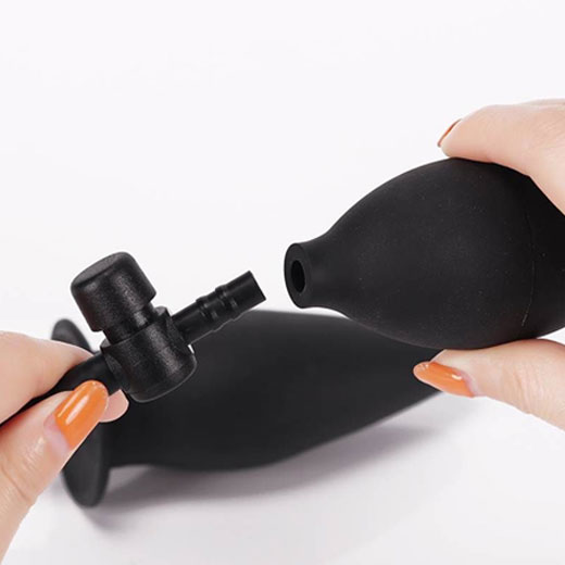 Inflatable Silicone Anal Plug