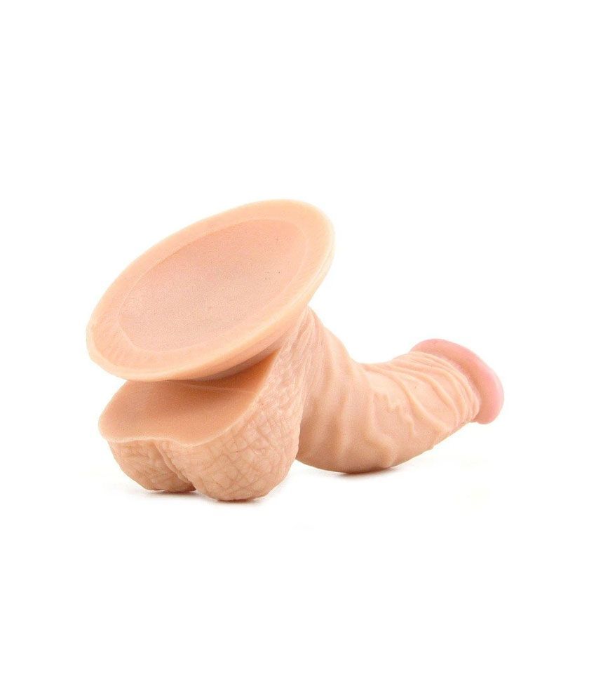 6 Inch Curved Dildo Real Feel Dildo With Ball