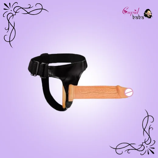 7 Inch Corn Style Strong Suction Dildo With Belt