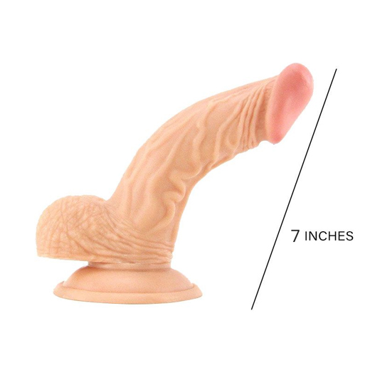 6 Inch Curved Real Feel Dildo
