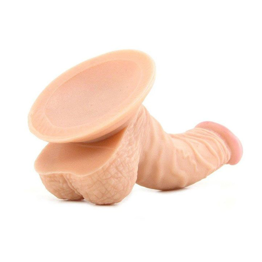 6 Inch Curved Real Feel Dildo