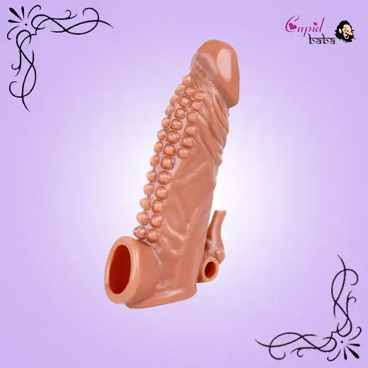 7 Inch Liquid Silicone Penis Sleeve With Vibration