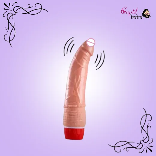 7 Inch Skin Soft Jelly Rubber Female Masturbation Vibrator Dildo