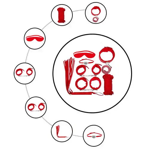 7 Piece Kit For women (Red/Black Color)