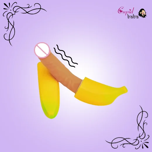 7 Speed Banana Vibrator Realistic Dildo